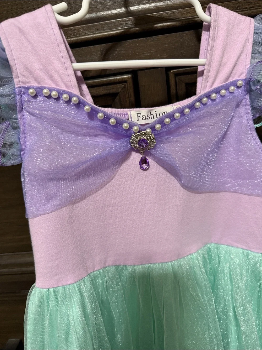 Amazon Purple and Mint Mermaid Dress Costume